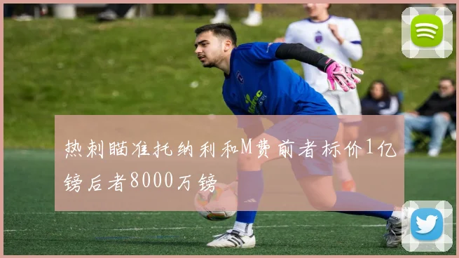 热刺瞄准托纳利和M费前者标价1亿镑后者8000万镑