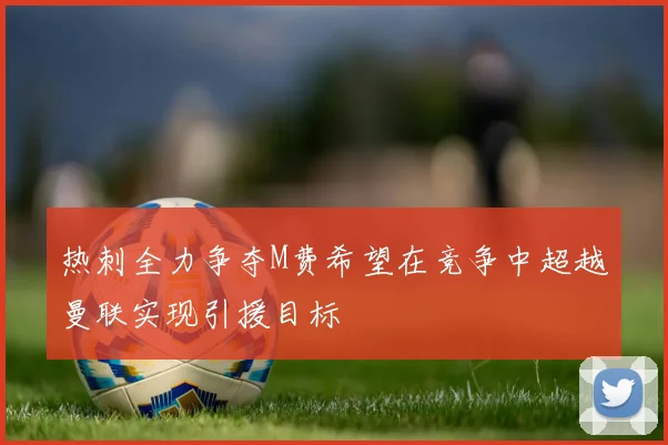 热刺全力争夺M费希望在竞争中超越曼联实现引援目标
